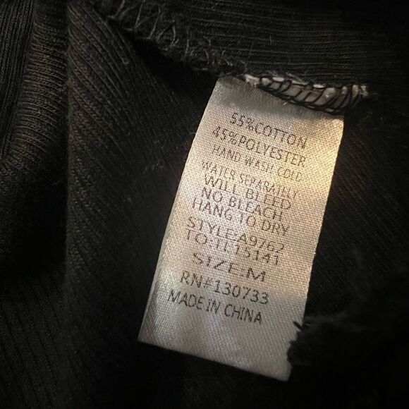 Umgee Black Ruffle Extender Tank Size M - Picture 6 of 6